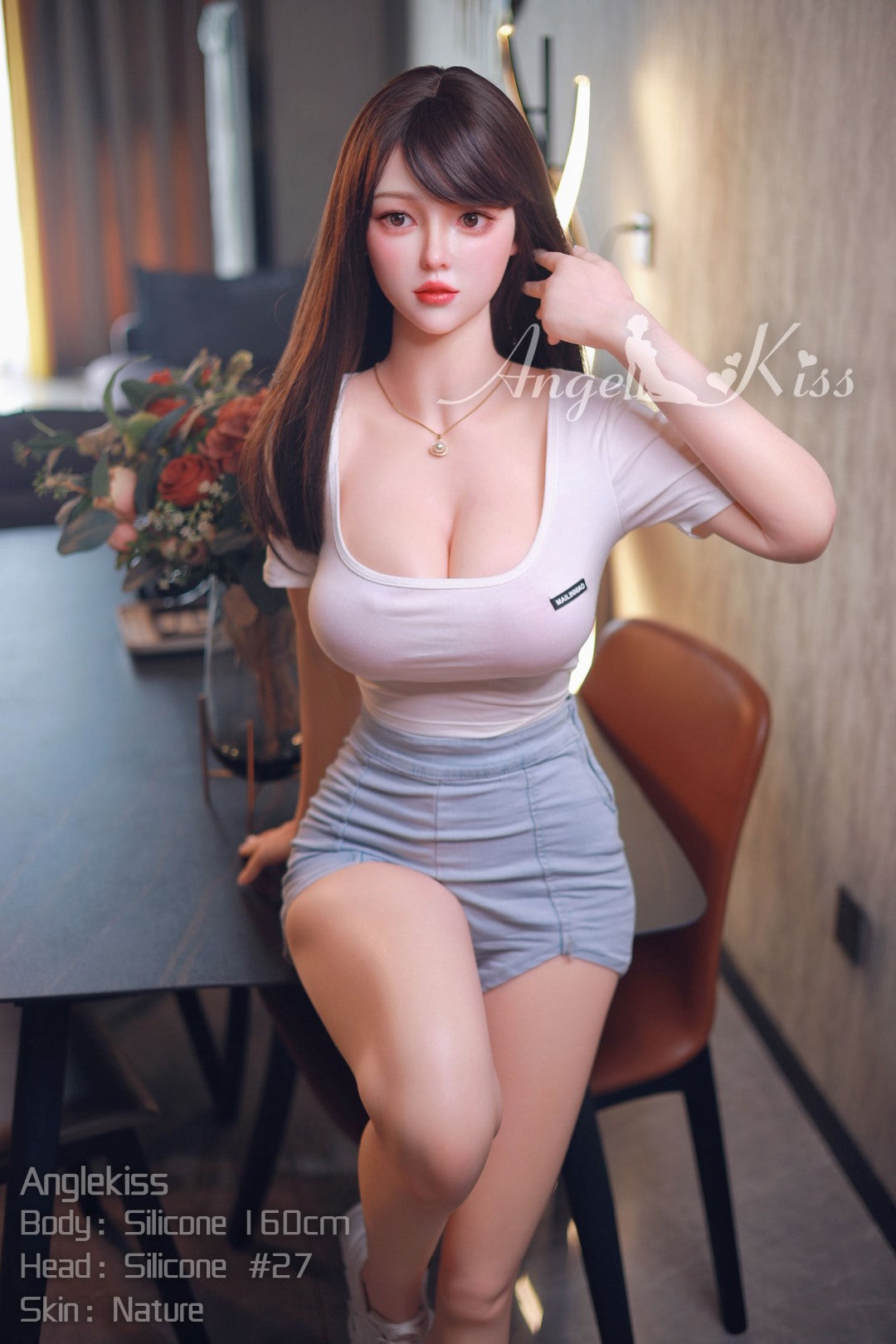 Lucia sexdukke (AK-doll 160 cm D-cup LS#27 silikone)