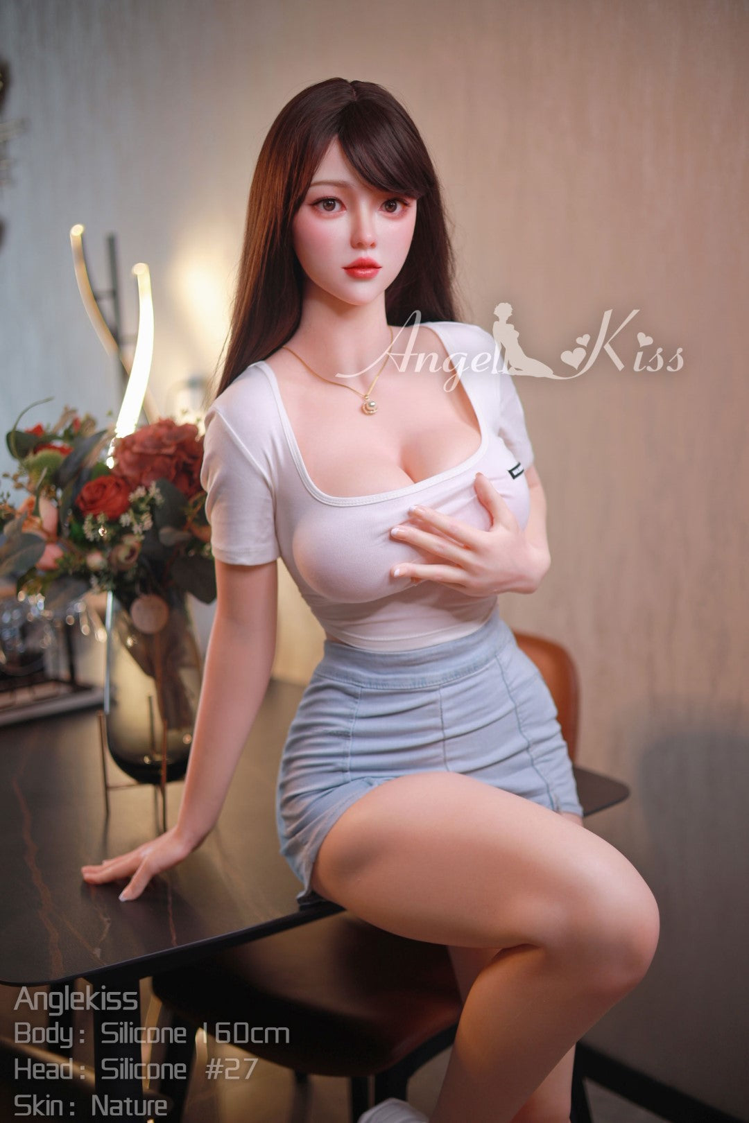 Lucia sexdukke (AK-doll 160 cm D-cup LS#27 silikone)
