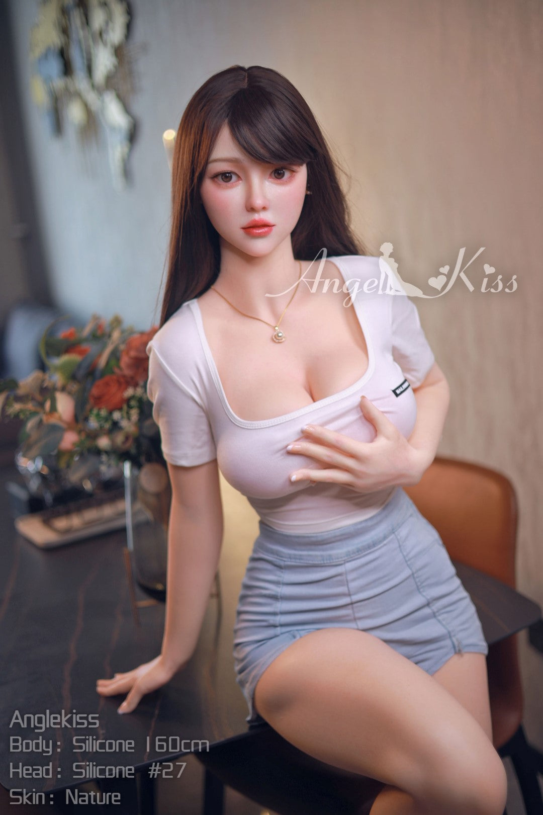 Lucia sexdukke (AK-doll 160 cm D-cup LS#27 silikone)