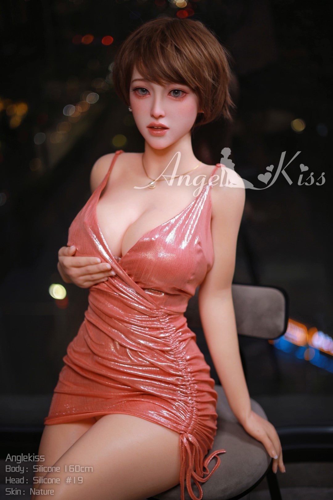 Georgia sexdukke (AK-doll 160 cm D-cup LS#19 silikone)