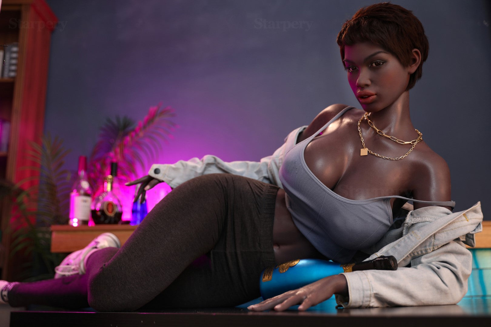 Keisha sexdukke (Starpery 174 cm g-cup TPE+silikone)