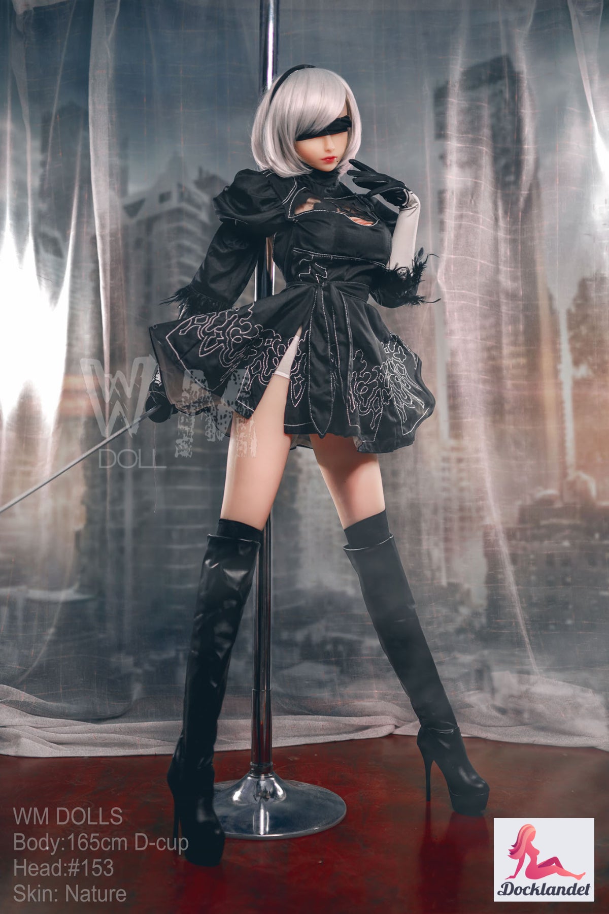 Yorha 2b sexdukke (WM-Doll 165 cm d-cup #153 TPE)