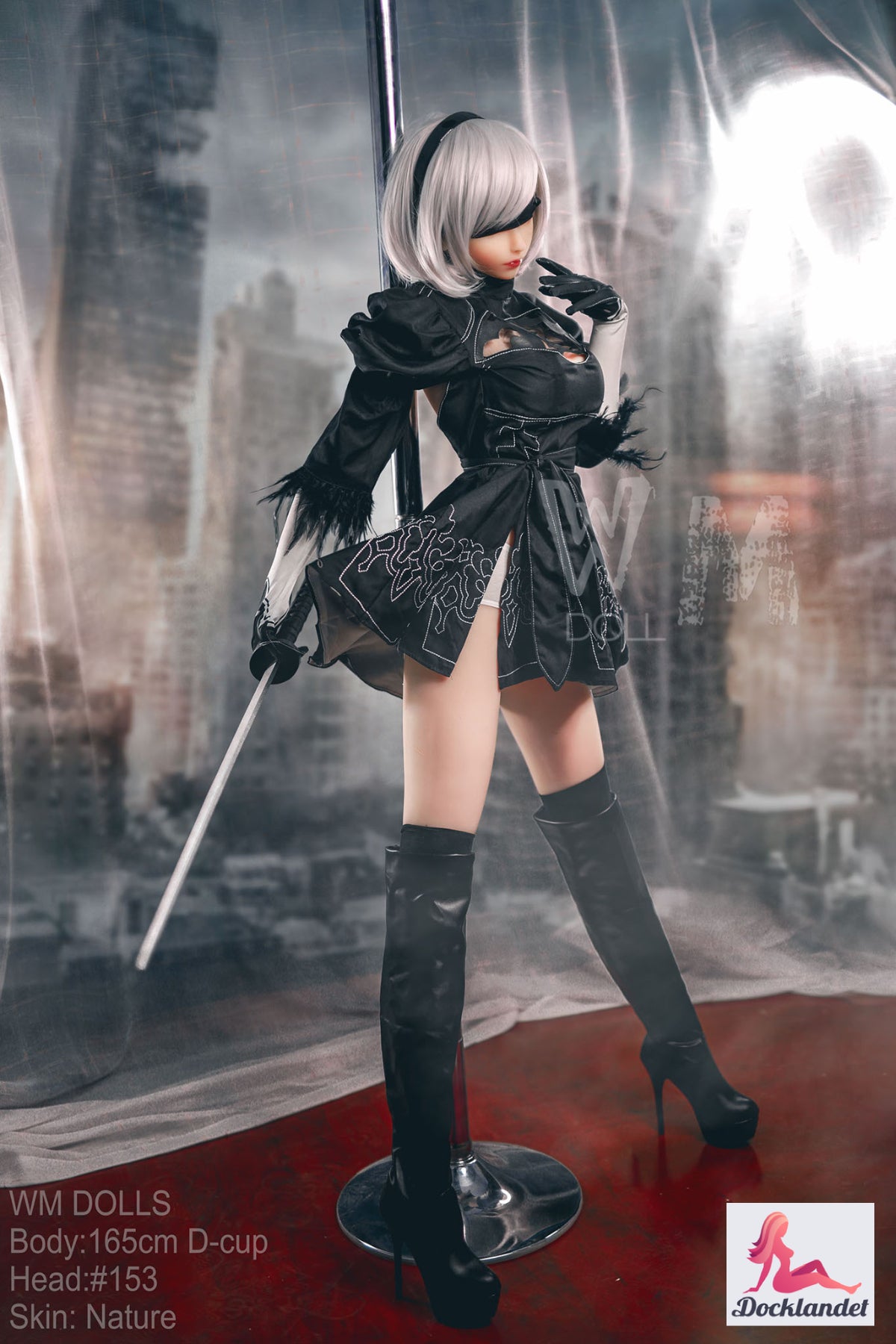 Yorha 2b sexdukke (WM-Doll 165 cm d-cup #153 TPE)