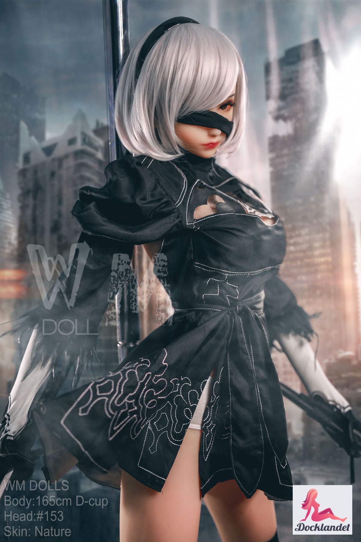 Yorha 2b sexdukke (WM-Doll 165 cm d-cup #153 TPE)