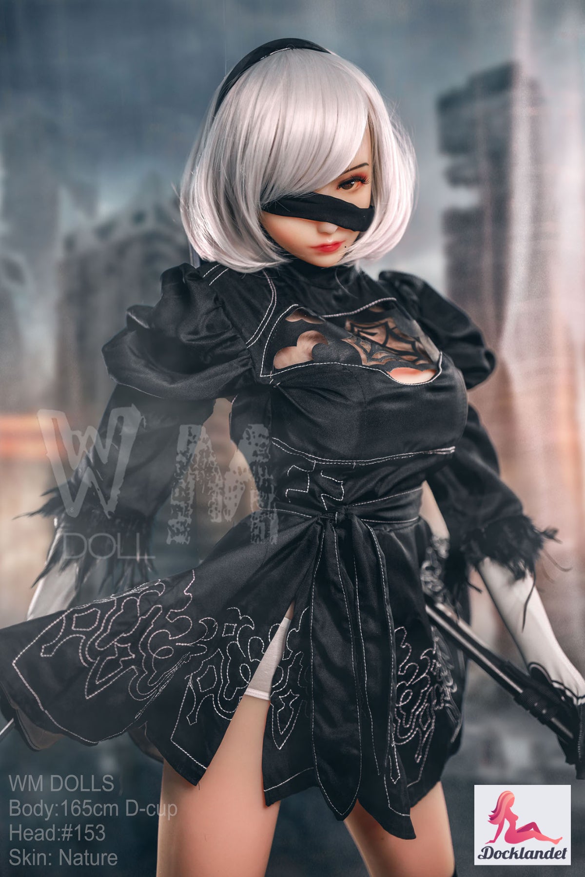 Yorha 2b sexdukke (WM-Doll 165 cm d-cup #153 TPE)