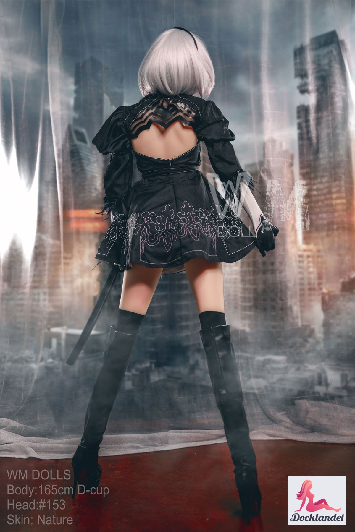 Yorha 2b sexdukke (WM-Doll 165 cm d-cup #153 TPE)