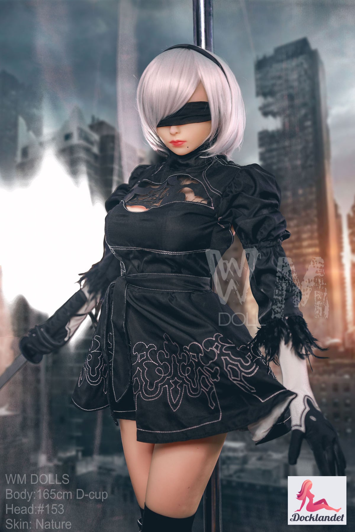 Yorha 2b sexdukke (WM-Doll 165 cm d-cup #153 TPE)
