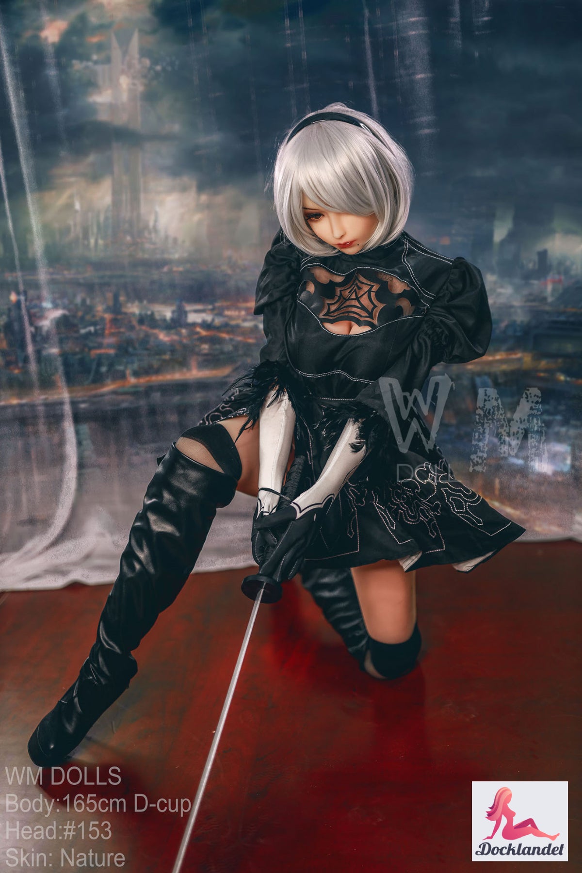 Yorha 2b sexdukke (WM-Doll 165 cm d-cup #153 TPE)
