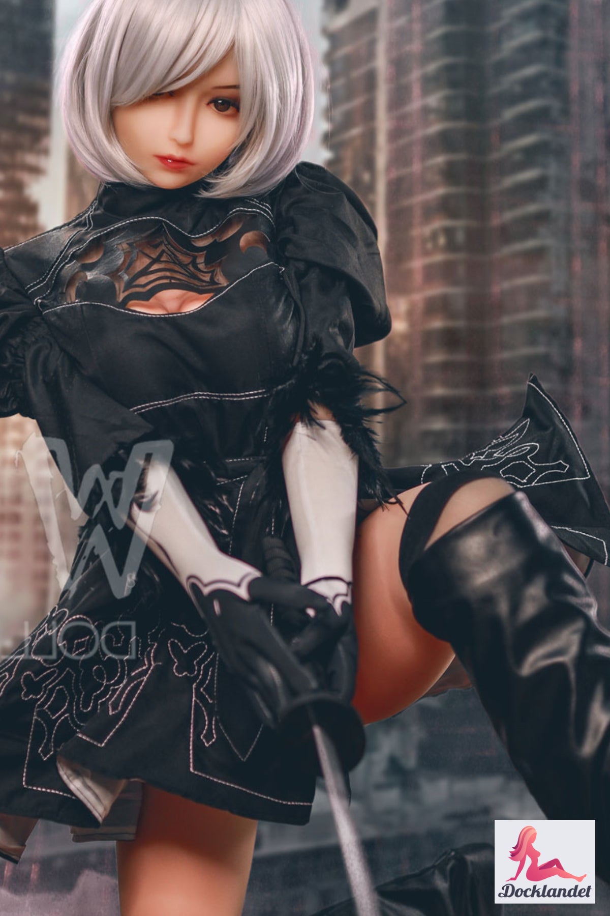 Yorha 2b sexdukke (Wm-doll 165 cm D-cup #153 TPE)