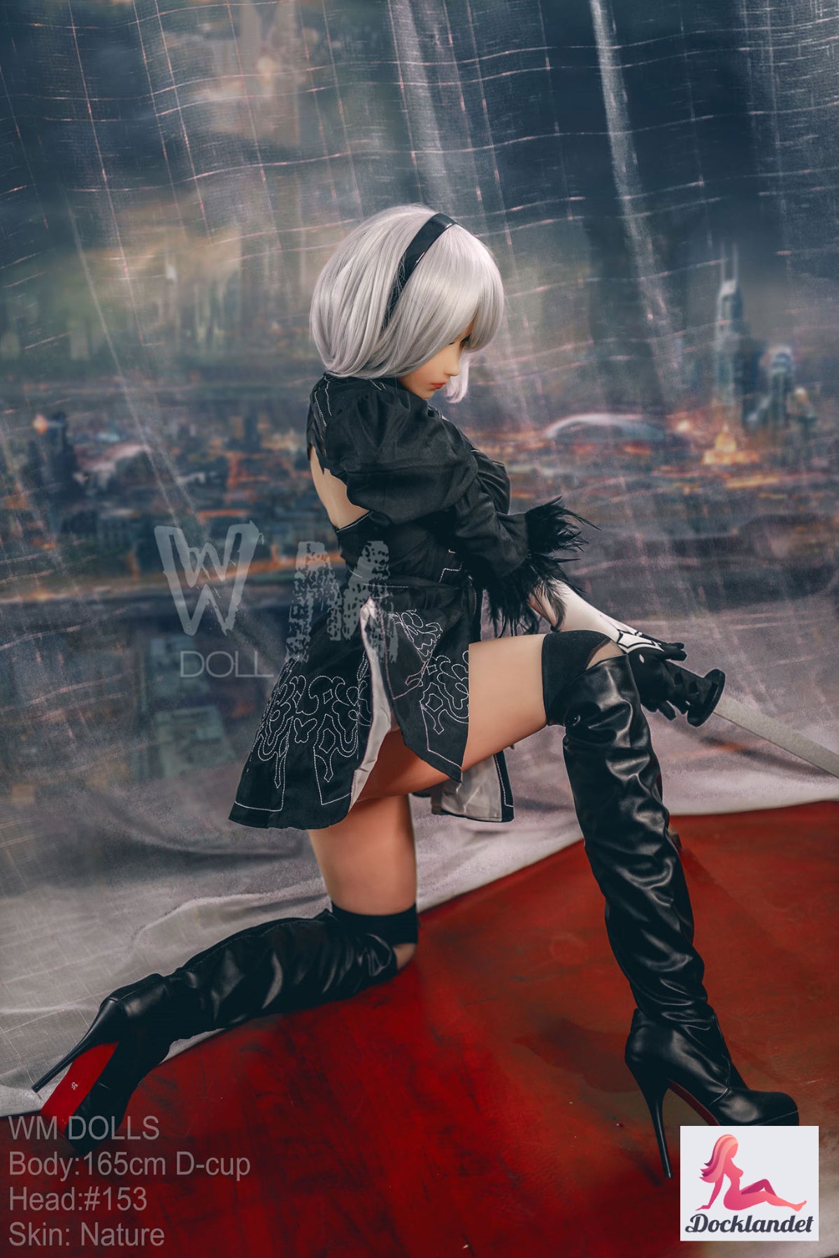 Yorha 2b sexdukke (WM-Doll 165 cm d-cup #153 TPE)