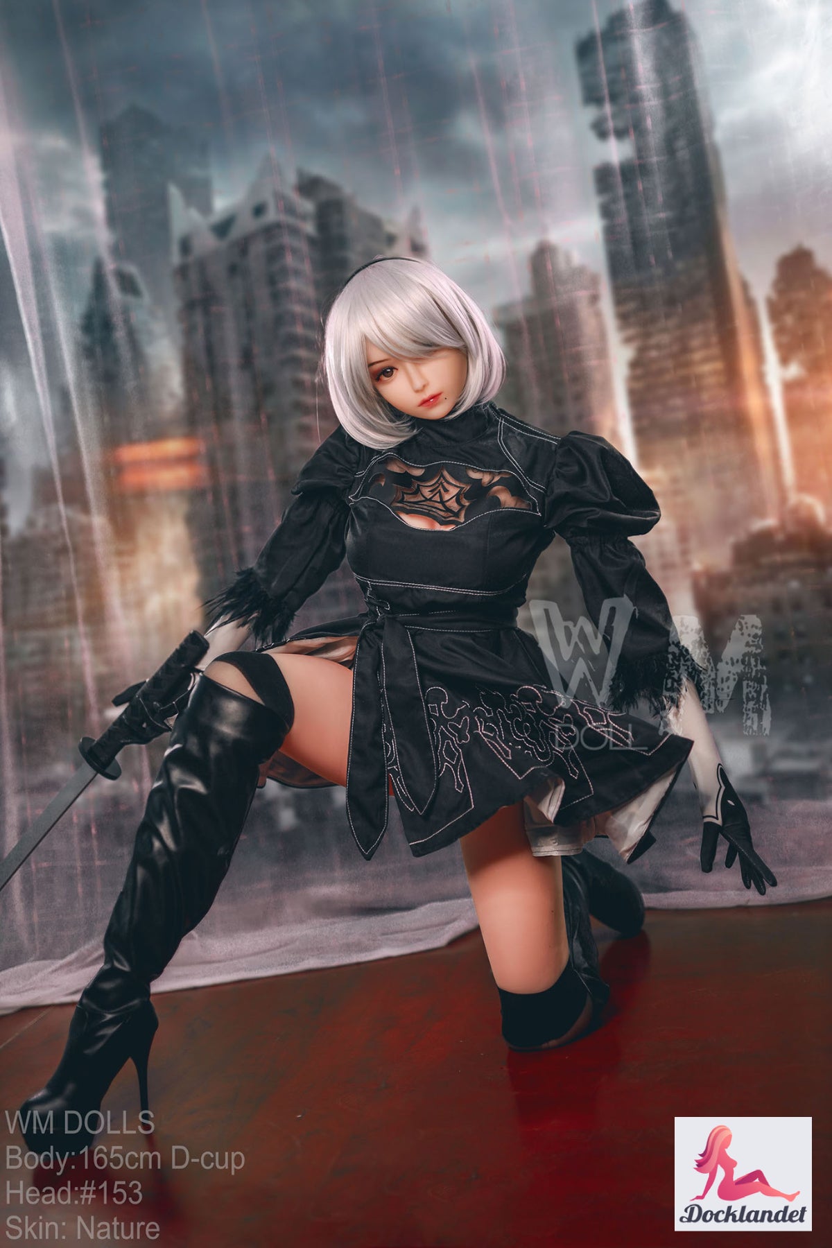 Yorha 2b sexdukke (WM-Doll 165 cm d-cup #153 TPE)