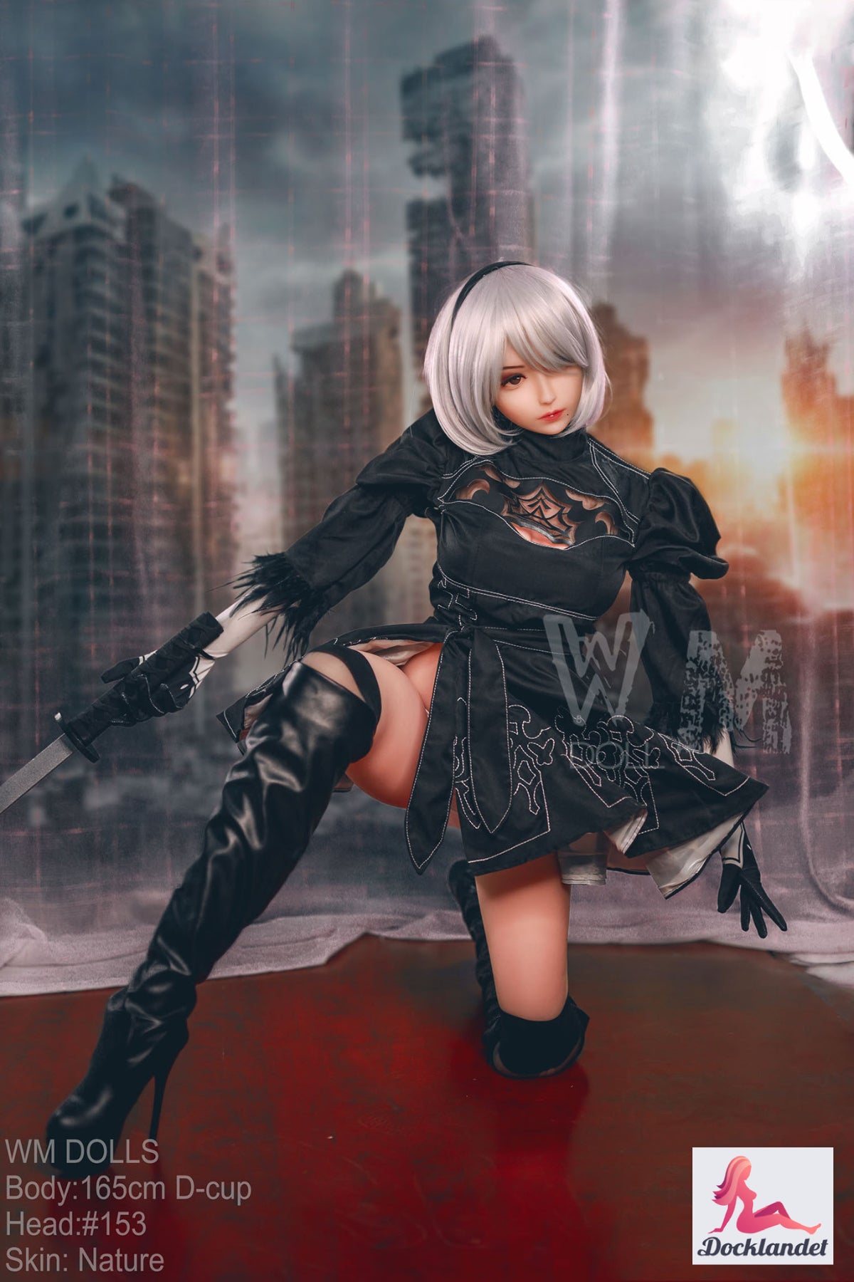 Yorha 2b sexdukke (WM-Doll 165 cm d-cup #153 TPE)