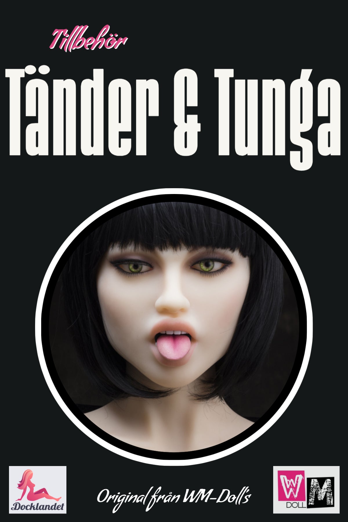 Tænder og tunge sæt (WM-Doll)