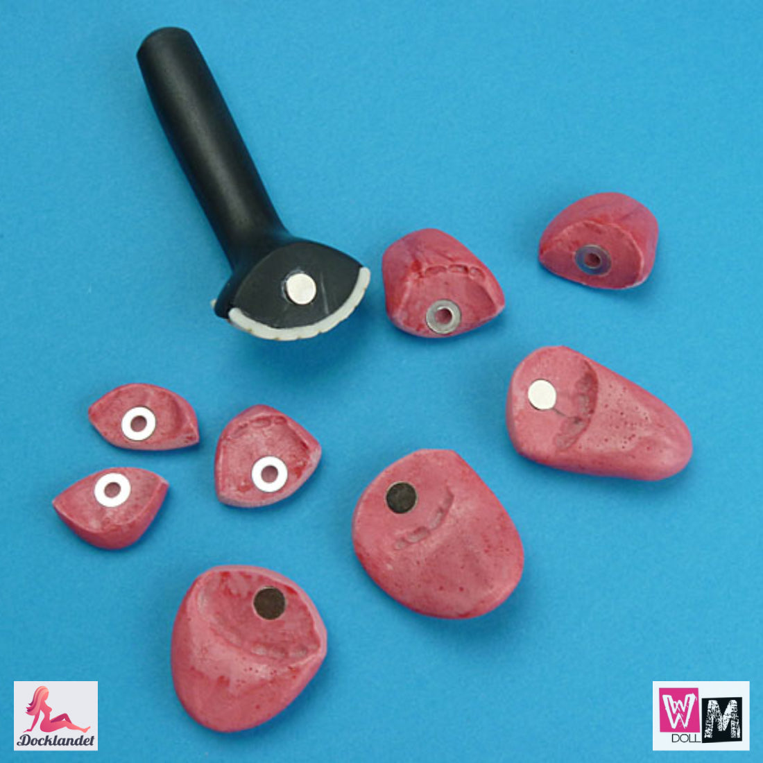 Tænder og tunge sæt (WM-Doll)