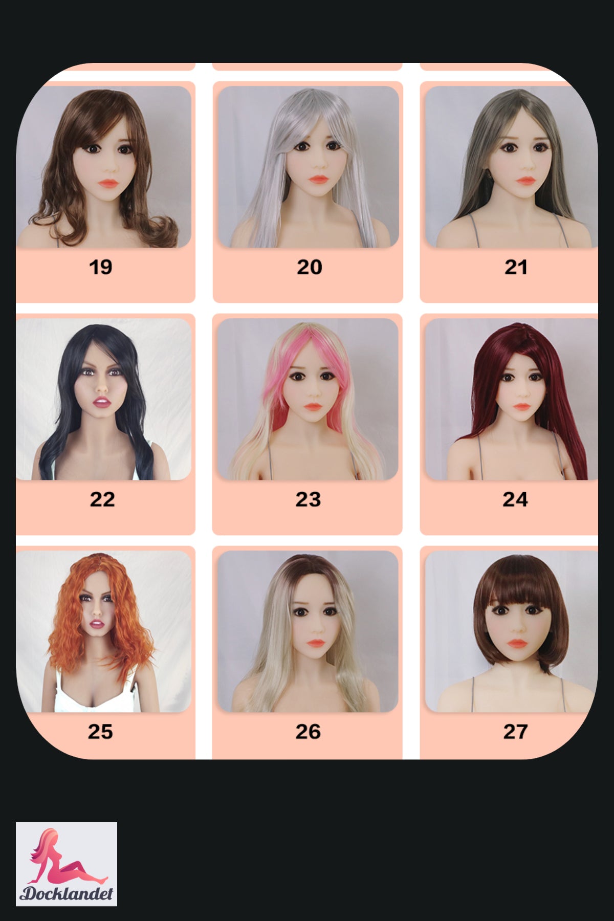 Paryk (vælg mellem 94 forskellige)