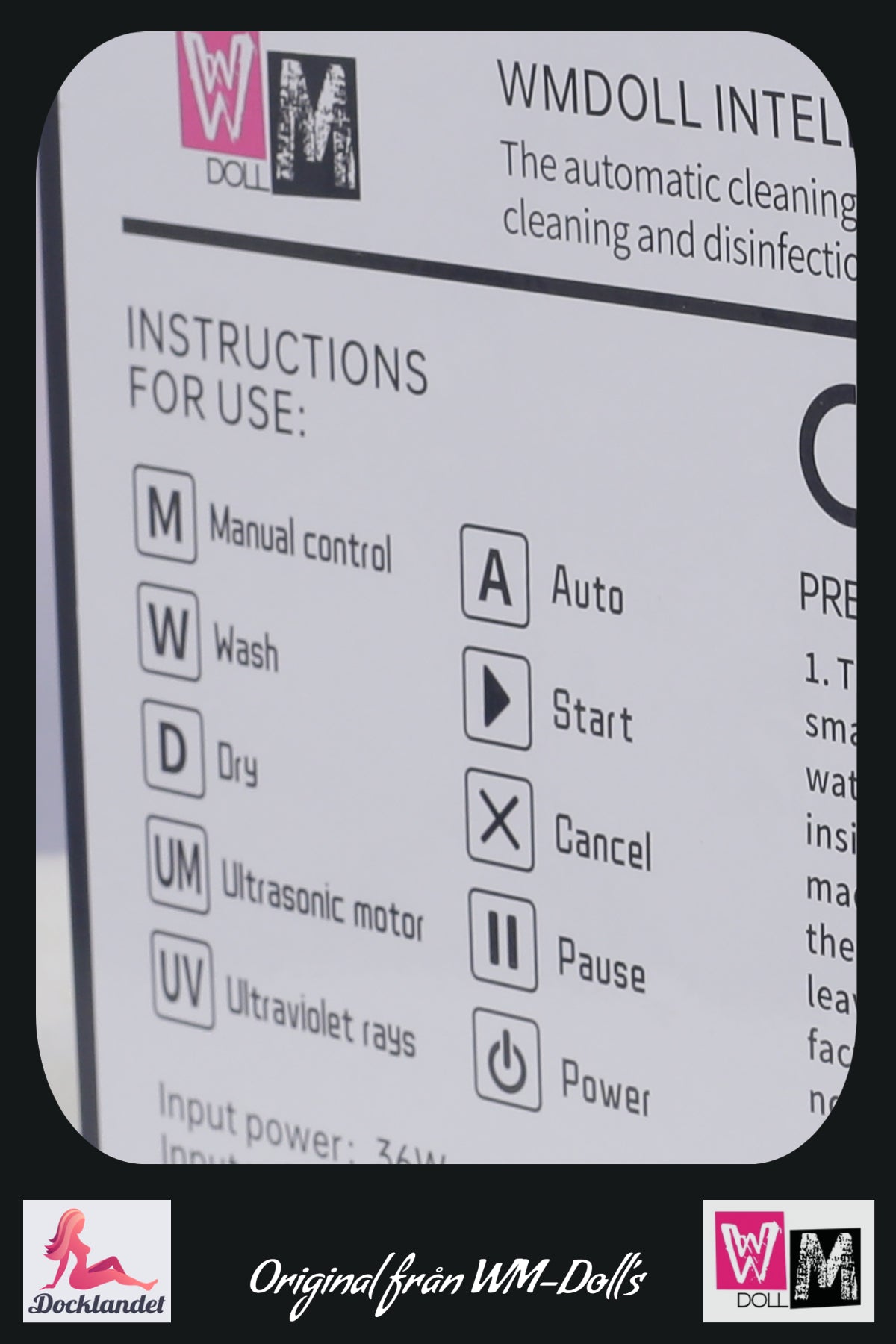 Intelligent rengøringsmaskine (WM-Doll)