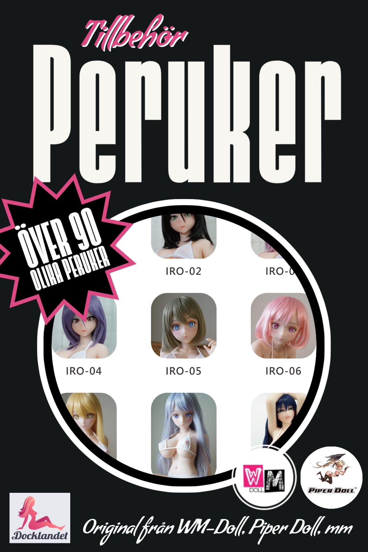 Paryk (vælg mellem 94 forskellige)