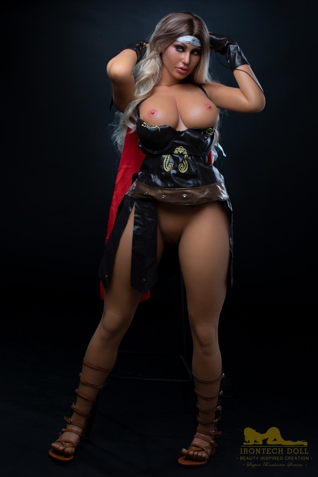 Hedy Warrior sexdukke (Irontech Doll 164 cm e-cup S26 silikone)