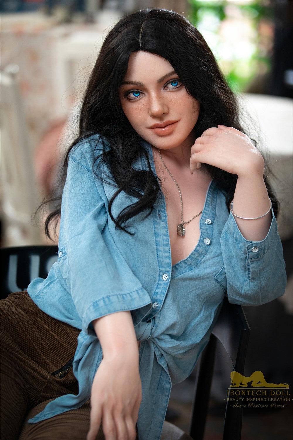 Marley sexdukke (Irontech Doll 152 cm A-cup P27 silikone)