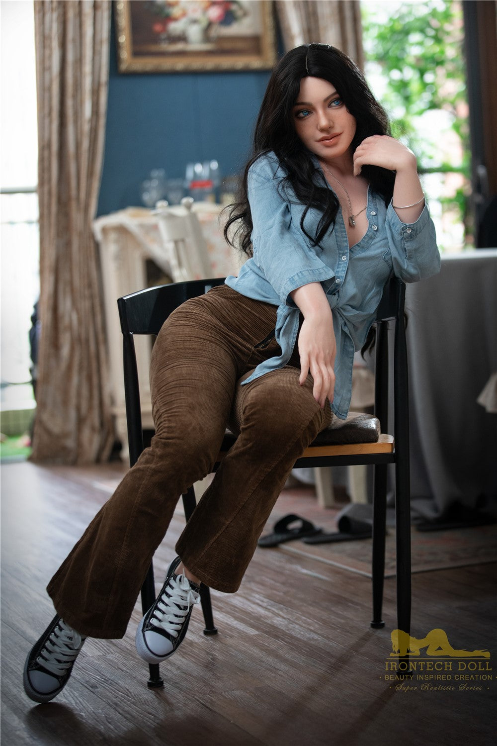 Marley sexdukke (Irontech Doll 152 cm A-cup P27 silikone)