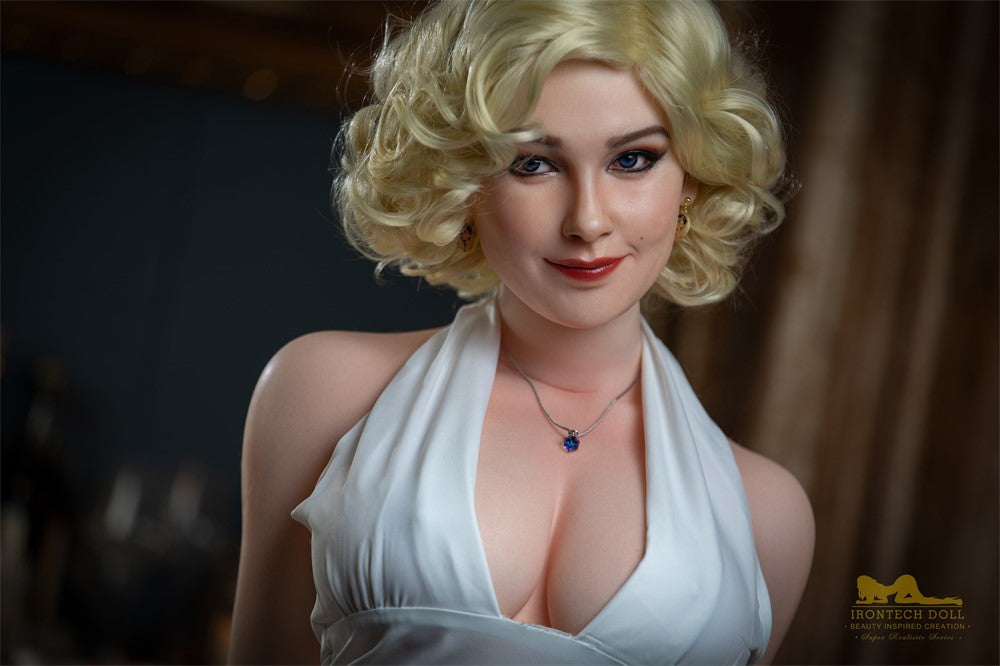 Marilyn sexdukke (Irontech Doll 164 cm e-cup S12 silikone)