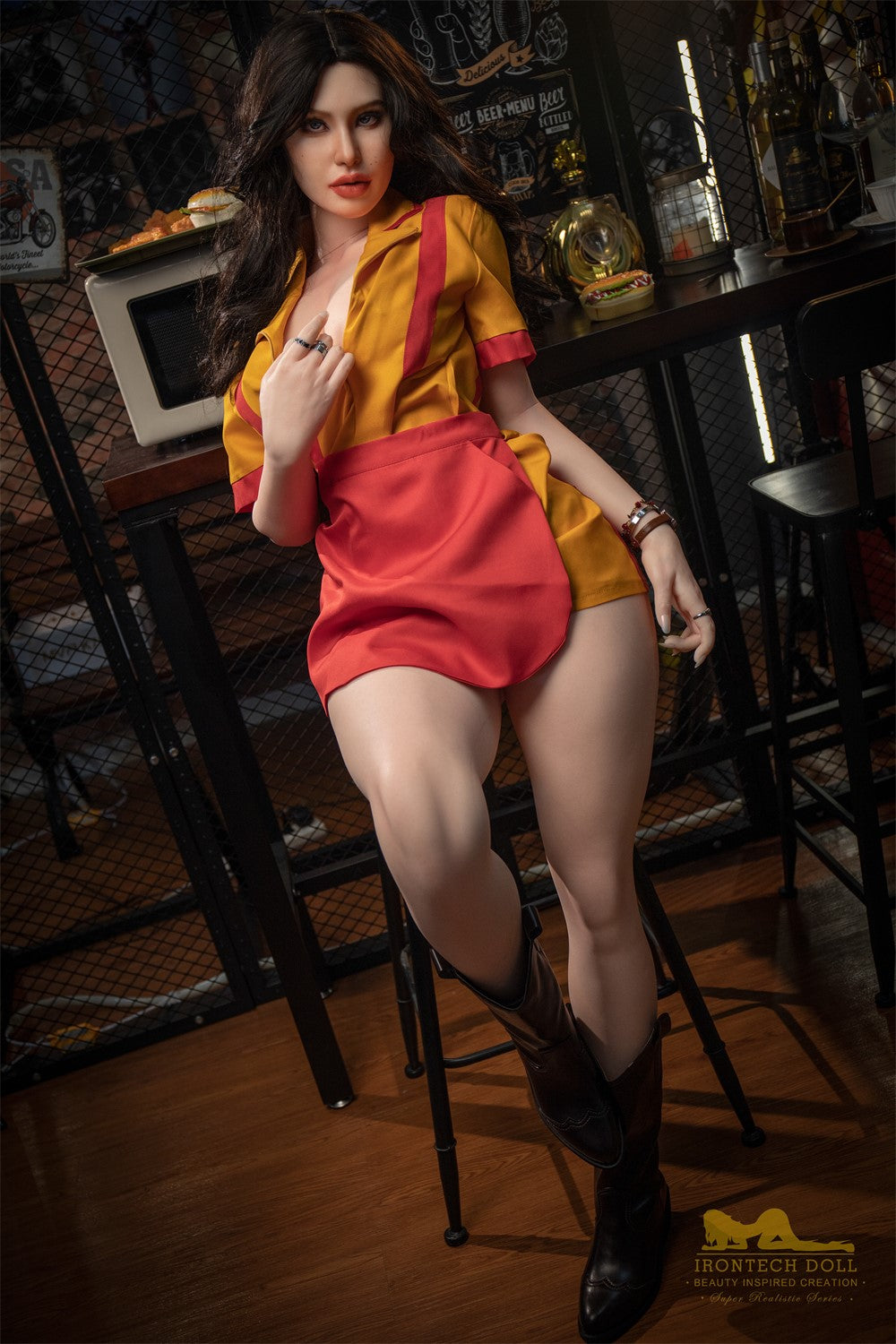 Jackie sexdukke (Irontech Doll 164 cm e-cup S19 silikone)