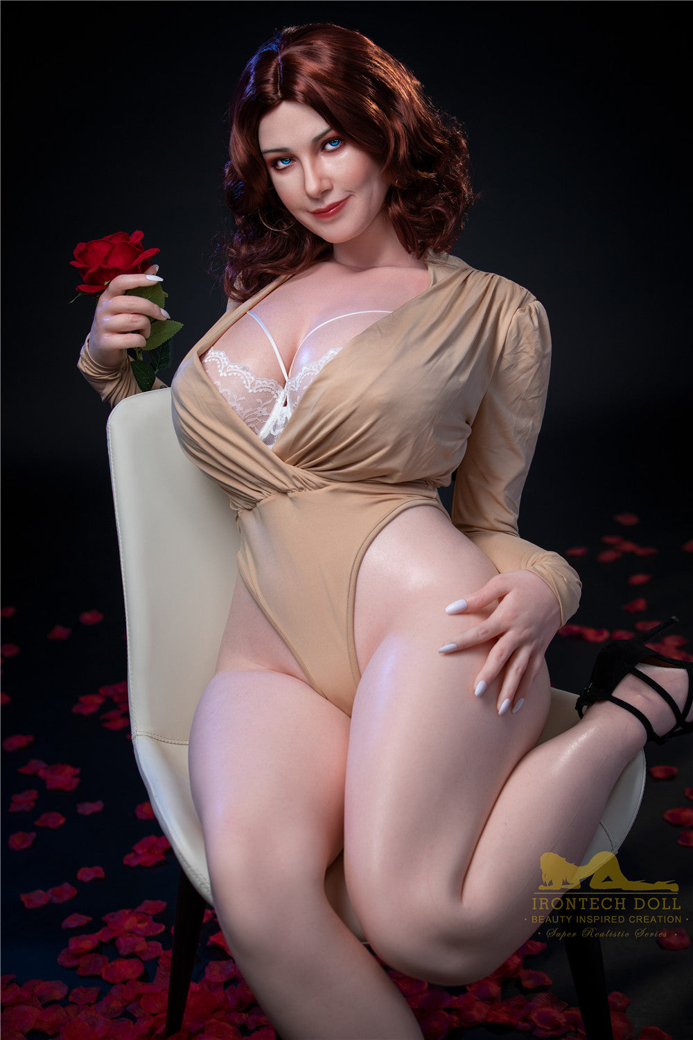 Carmel sexdukke (Irontech Doll 160 cm H-cup S12 silikone)