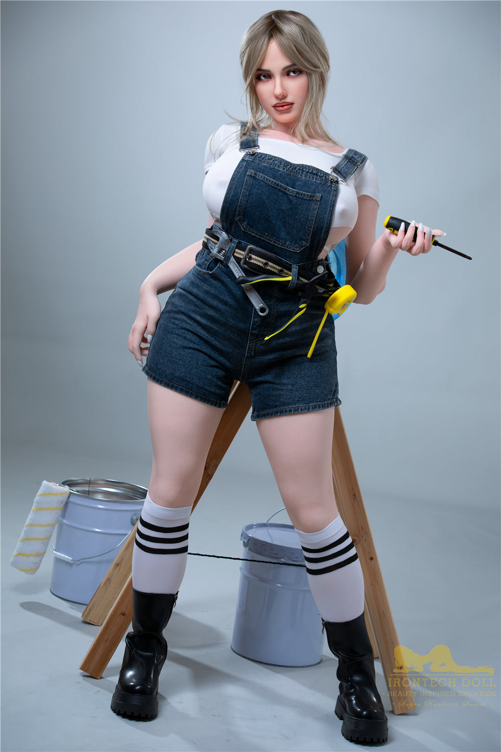 Claudia sexdukke (Irontech Doll 160 cm H-cup S17 silikone)