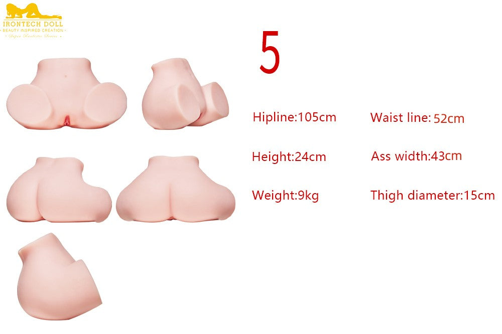 Butt Big kurvet sexdukke (Irontech Doll Hofte 110 cm TPE)