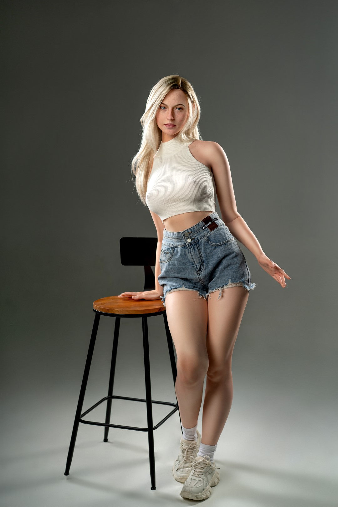 Evelina sexdukke (Zelex 175 cm e-cup Ge98-1 silikone)