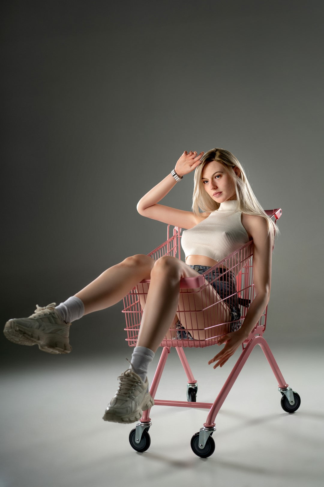 Evelina sexdukke (Zelex 175 cm E-cup GE98-1 silikone)