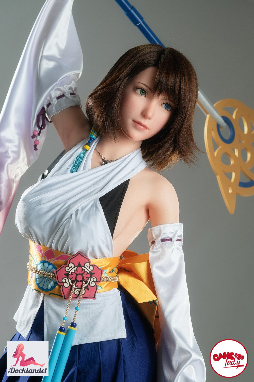 Yuna sexdukke (Game Lady 167 cm d-cup Nr. 06 silikone)