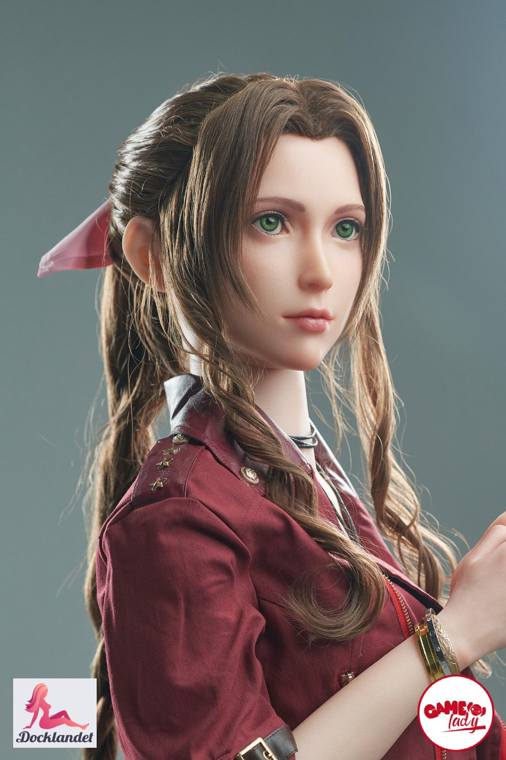 Aerith sexdukke (Game Lady 167 cm d-cup Nr. 04 silikone)