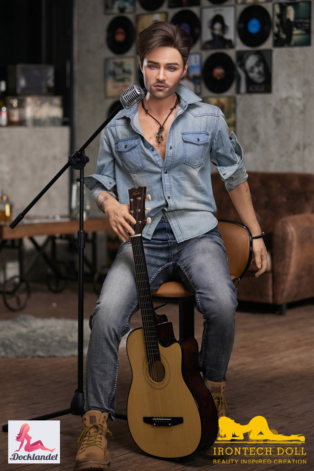 Steve Male sexdukke (Irontech Doll 170 cm M4 silikone)