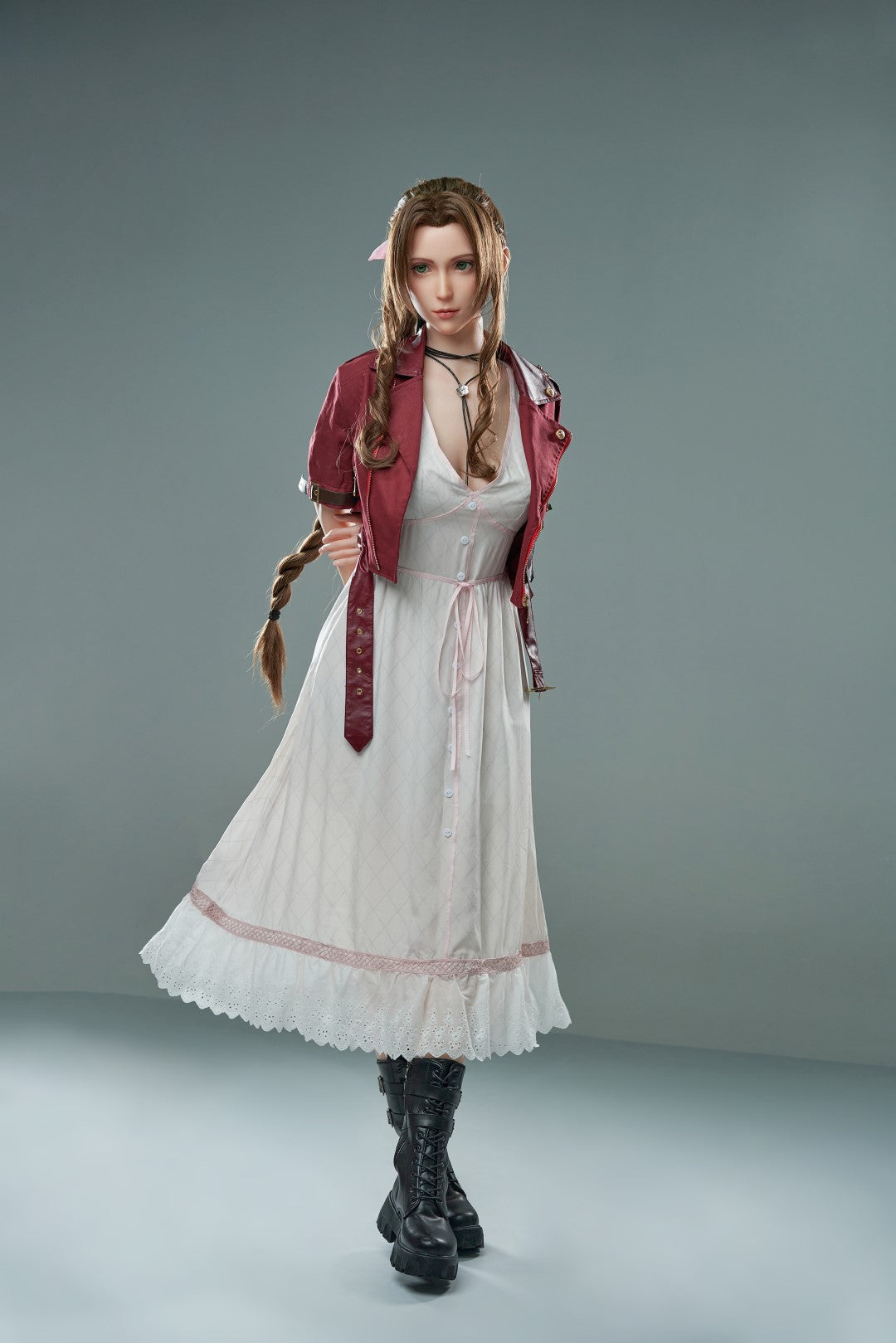 Aerith sexdukke (Game Lady 167 cm d-cup Nr. 04 silikone)