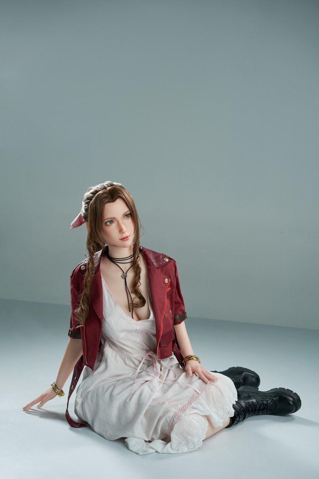 Aerith sexdukke (Game Lady 167 cm d-cup Nr. 04 silikone)