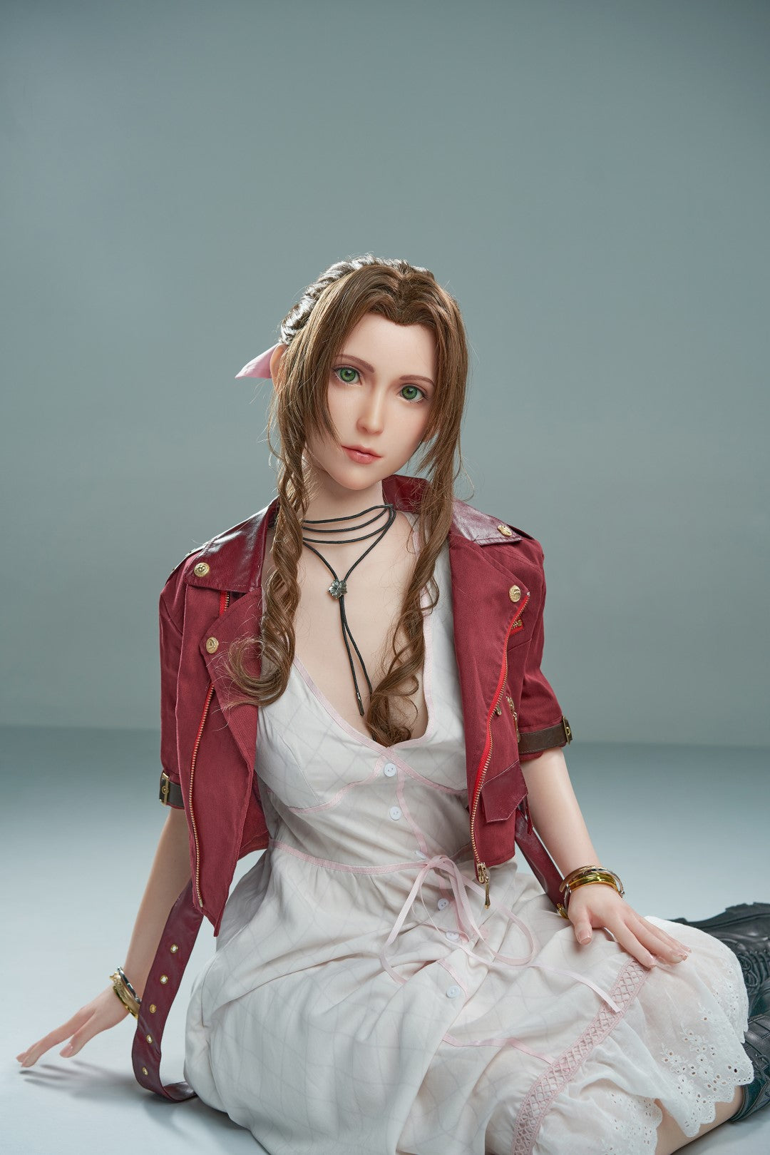 Aerith sexdukke (Game Lady 167 cm d-cup Nr. 04 silikone)