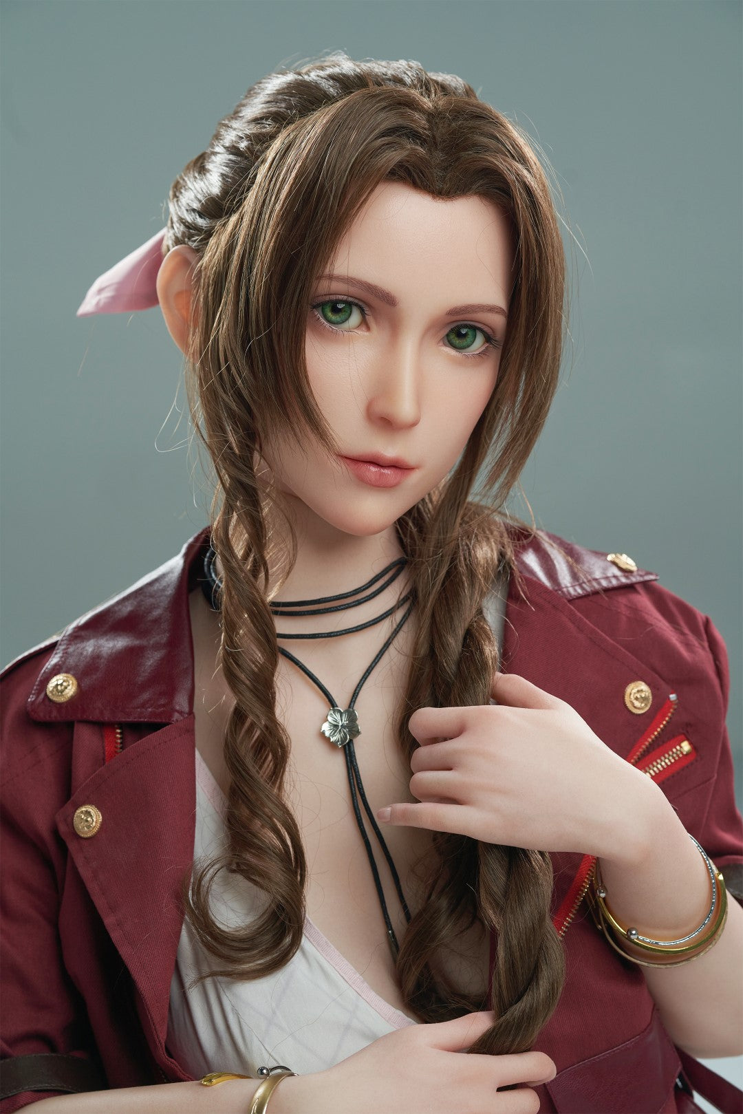 Aerith sexdukke (Game Lady 167 cm d-cup Nr. 04 silikone)