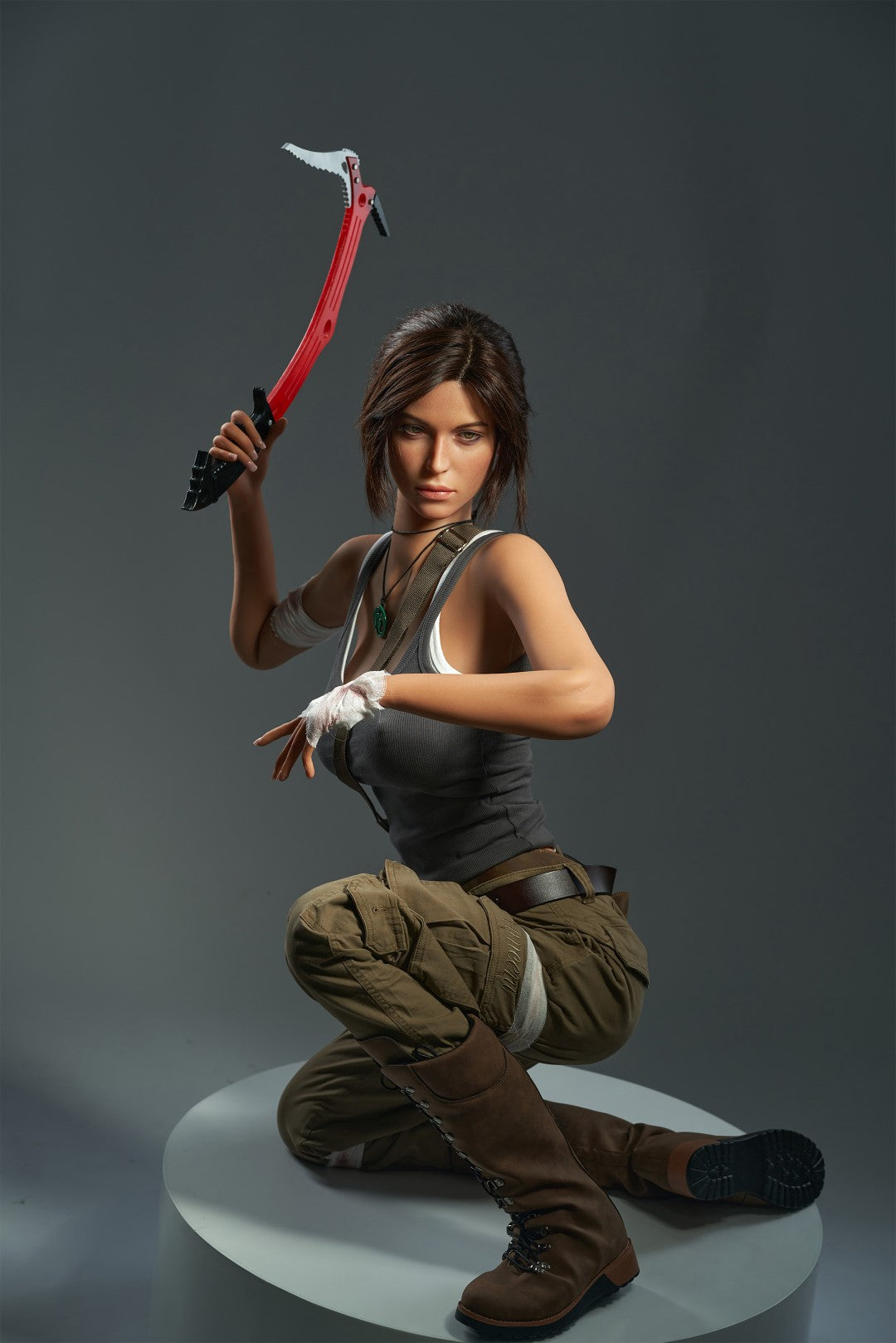 Lara sexdukke (Game Lady 166 cm E-cup Nr.07 silikone)