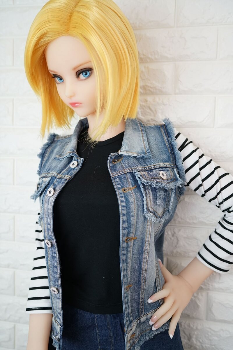 Lazuli Android 18 sexdukke (Irokebijin 140 cm e-cup Tpe/silikone)