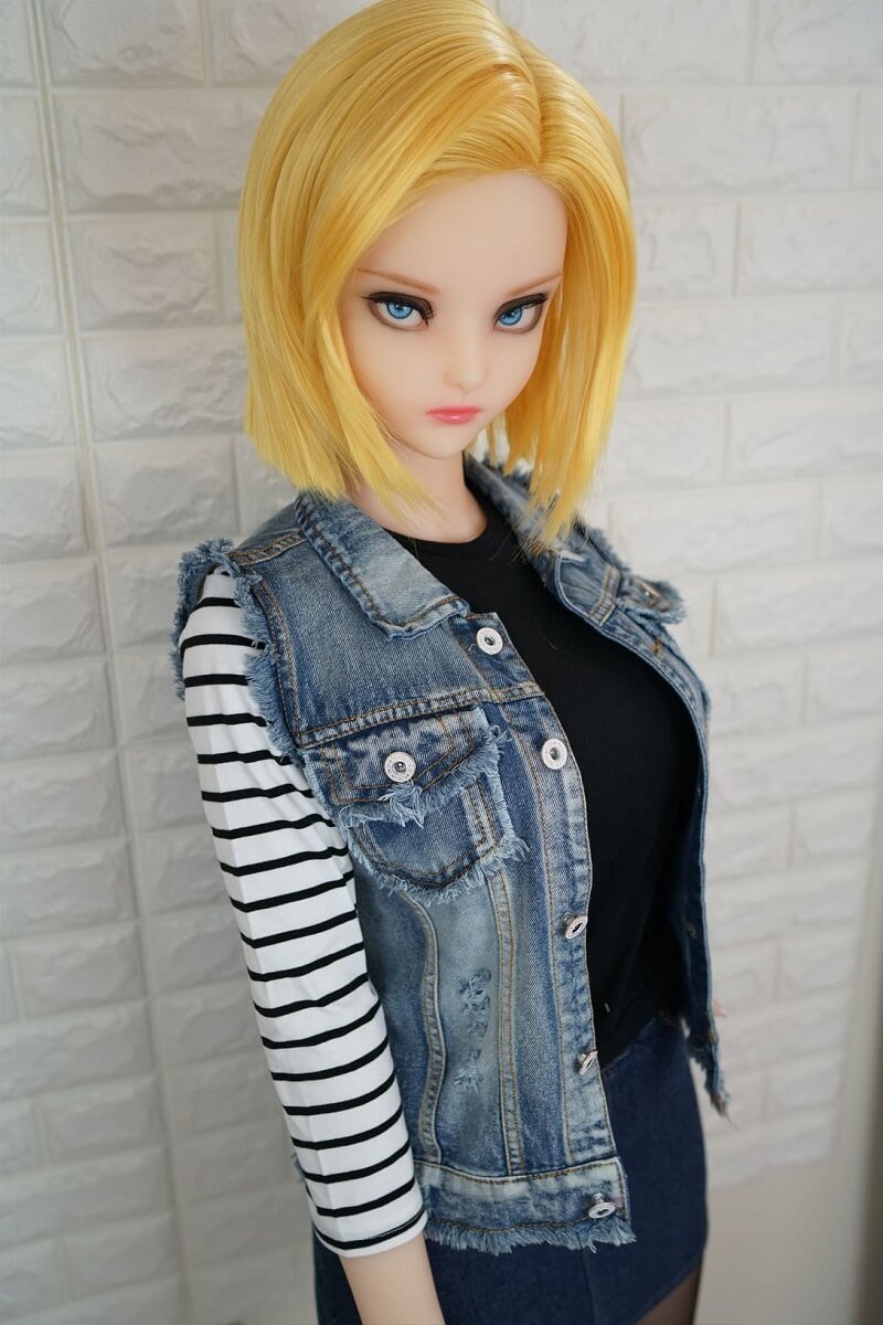 Lazuli Android 18 sexdukke (Irokebijin 140 cm e-cup Tpe/silikone)