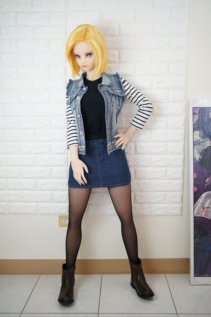 Lazuli Android 18 sexdukke (Irokebijin 140 cm e-cup Tpe/silikone)