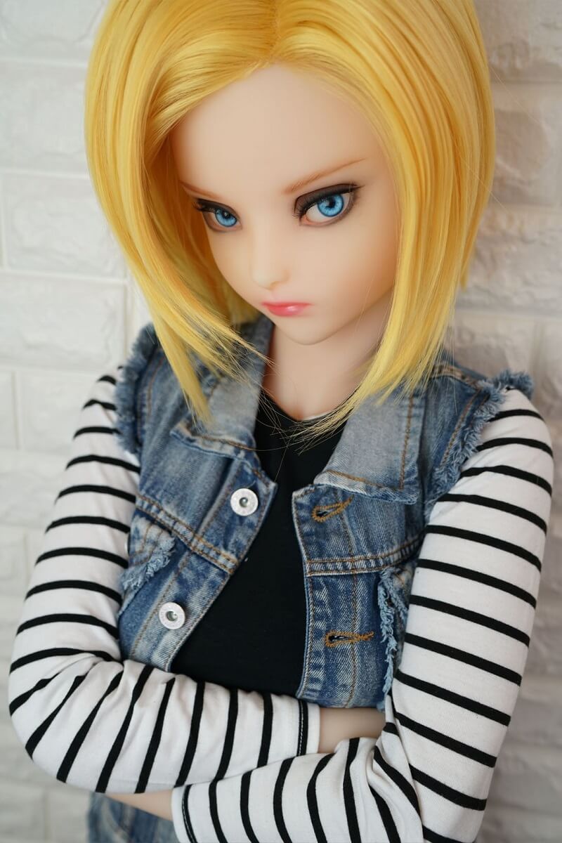 Lazuli Android 18 sexdukke (Irokebijin 140 cm e-cup Tpe/silikone)