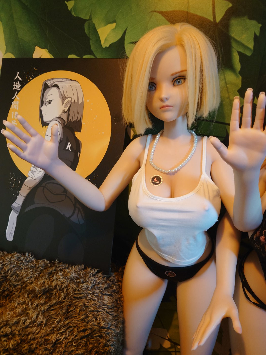 Lazuli Android 18 sexdukke (Irokebijin 140 cm e-cup Tpe/silikone)